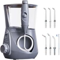 Waterpik WP-667 Ultra Professional Dental Jet - Grigio - 10 livelli di pressione - 7 punte incluse