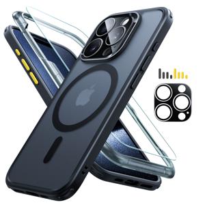 iPhone 15 Pro Max Classic Pro Case (HaloLock) Set Frosted Dark Blue