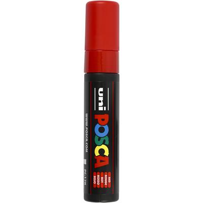 Uni-Posca Posca marker, afm pc-17k, lijndikte 15 mm, extra breed, rood, 1 stuk