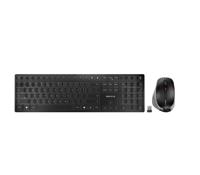 CHERRY DW 9500 SLIM toetsenbord Inclusief muis Universeel RF-draadloos + Bluetooth QWERTY Spaans Zwart, Grijs