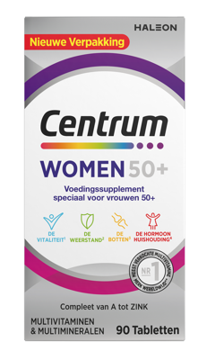 Centrum Women 50+ Multivitaminen Tabletten 90st