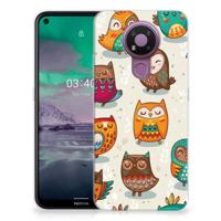 Nokia 3.4 | TPU Hoesje | Vrolijke Uilen