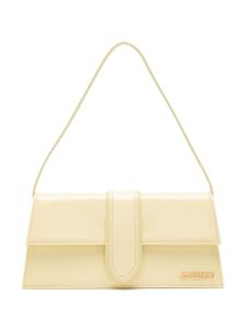 Jacquemus sac porté épaule Le Bambino Long en cuir - Jaune