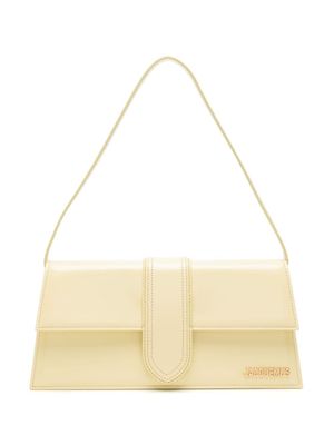 Jacquemus sac porté épaule Le Bambino Long en cuir - Jaune