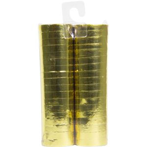 Serpentine metallic goud - 2 rollen