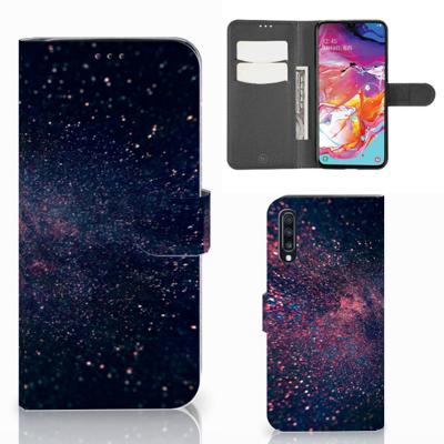 Samsung Galaxy A70 | Book Case | Stars