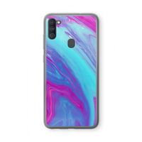 Zweverige regenboog: Samsung Galaxy A11 Transparant Hoesje