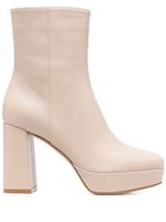 Gianvito Rossi bottines en cuir 100 mm - Tons neutres