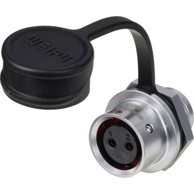 Weipu SF1212/S2 Ronde connector Koppeling, recht Totaal aantal polen: 2 Serie (ronde connectoren): SF12 1 stuk(s)