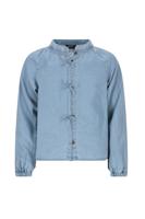 Like Flo winter blouse meisjes - blauw - Chei - chambrey - nep strik sluiting