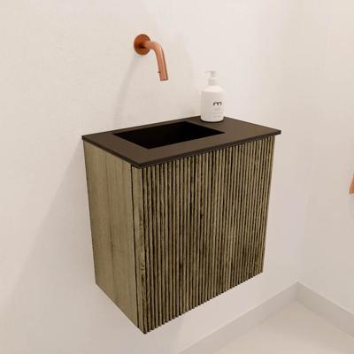 Toiletmeubel Mondiaz Joya | 40 cm | Meubelkleur Dusk | Faye wastafel Urban Links | Zonder kraangat(en)