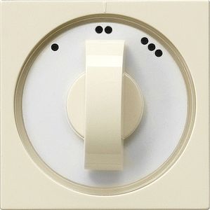 Gira ventilatorschakelaar 1-2-3 met draaiknop creme glanzend CA10A230/NLA007 + 066501