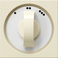 Gira ventilatorschakelaar 1-2-3 met draaiknop creme glanzend CA10A230/NLA007 + 066501