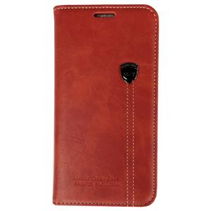 Leren hoesje Galaxy Note 5 rood