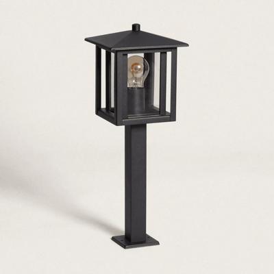 Staande buitenlamp zwart industrieel e27 fitting 50cm