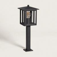 Staande buitenlamp zwart industrieel e27 fitting 50cm