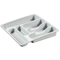 Curver bestekbak 6-vaks 38x38x6 cm grijs Curver bestekbak 6-vaks 38x38x6 cm grijs