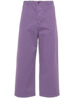 Société Anonyme pantalon droit à logo brodé - Violet