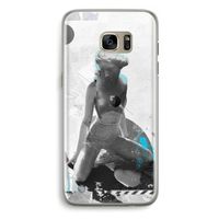 I will not feel a thing: Samsung Galaxy S7 Edge Transparant Hoesje