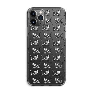 Zwarte poes: iPhone 11 Pro Max Transparant Hoesje