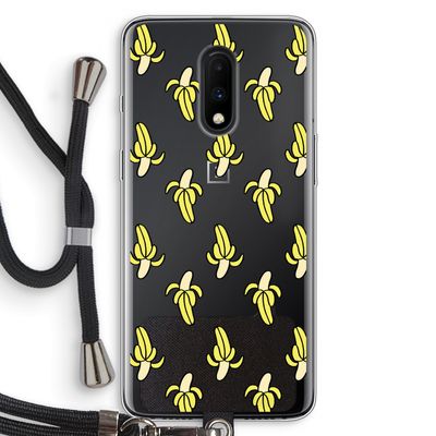 Bananas: OnePlus 7 Transparant Hoesje met koord
