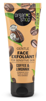 Organic Shop Coffee & Limonnik Gentle Face Exfoliant