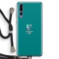 Win98: Huawei P20 Pro Transparant Hoesje met koord