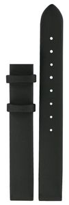 Horlogeband Tissot T03112580 / T610014602 Leder Zwart 12mm