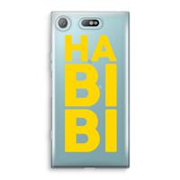 Habibi Blue: Sony Xperia XZ1 Compact Transparant Hoesje - thumbnail