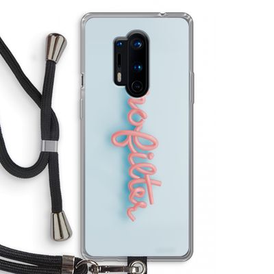 #nofilter: OnePlus 8 Pro Transparant Hoesje met koord