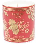 GINORI 1735 bougie Cuoio Rosso (503 g) - Rouge