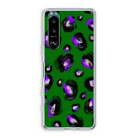 Green Cheetah: Sony Xperia 5 III Transparant Hoesje