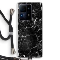 Zwart Marmer 2: Xiaomi Mi Mix 4 Transparant Hoesje met koord