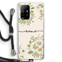 Daisies: Oppo A94 5G Transparant Hoesje met koord