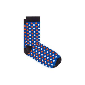 Bari - heren sokken print - blauw