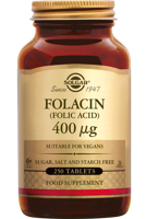 Solgar Folacin (Foliumzuur) 400 mcg Tabletten