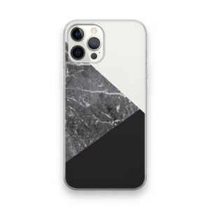 Combinatie marmer: iPhone 12 Pro Transparant Hoesje