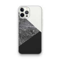 Combinatie marmer: iPhone 12 Pro Transparant Hoesje Combinatie marmer: iPhone 12 Pro Transparant Hoesje