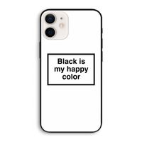Black is my happy color: iPhone 12 Pro Biologisch afbreekbaar hoesje
