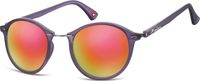 Montana zonnebril unisex panto paars/rood (MS22) - thumbnail