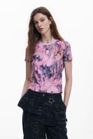 Collina Strada bloemen T-shirt - RED - XL