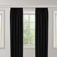 Gordijnen Verduisterend & Isolerend Haken Of Ringen 150x250 Cm Ringen Zwart 85% Verduisterend & Isolerend & Overgordijn Fresh And Co -