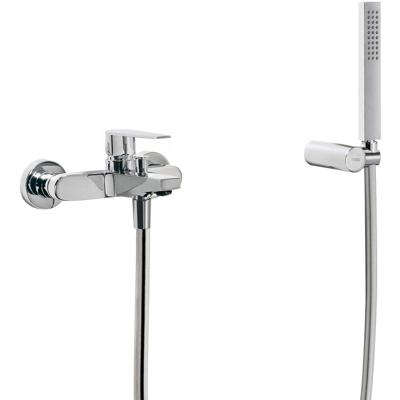 Badkraan Tres Class | Opbouw | Mengkraan | 2-weg | hoh 15 cm | 1-hendel | Rond | Chroom