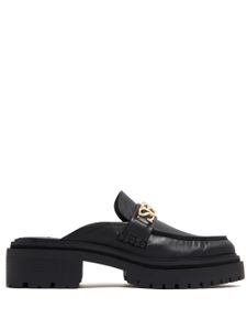 Senso mules Matteo en cuir - Noir