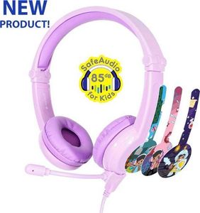 Buddyphones: Galaxy Gaming On-Ear hoofdtelefoon - Paars