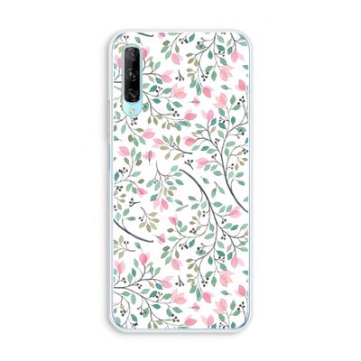 Sierlijke bloemen: Huawei P Smart Pro Transparant Hoesje
