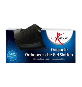 Orthopedische gel sloffen zwart maat 38-39