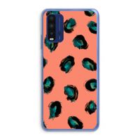 Pink Cheetah: Xiaomi Redmi 9T Transparant Hoesje