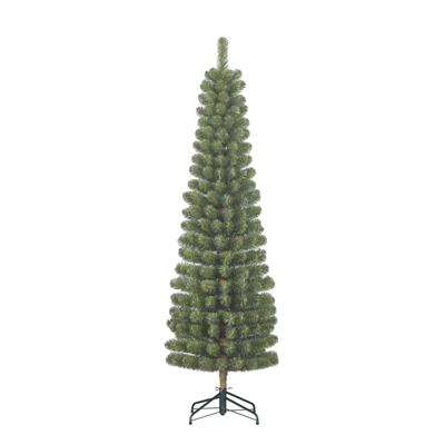 Kunstkerstboom Charlton pilar groen H230 x dia. 58 cm - Black box