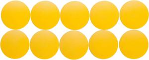 Maul Solid whiteboard magneet 800gr 10 stuks geel